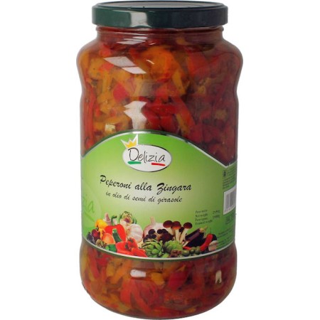 PEPERONI FILETTI ZINGARA OLIO VS. KG.3,1